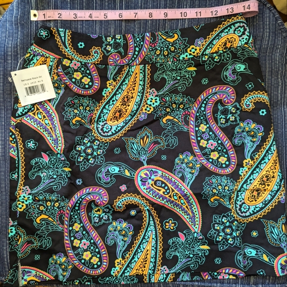 Loudmouth Women's Skort in Bethpaze Black